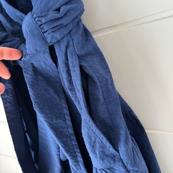 Vineyard Vines Harbor Wrap Navy Blue Dress Women's Size Small - Picture 8 of 15